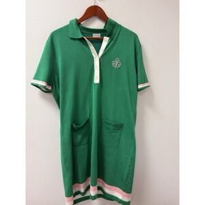 Ivy Storehouse AKA Sweater Dress L Sorority Preppy Tenniscore